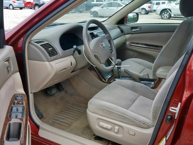 4T1BE32K36U137666 - 2006 TOYOTA CAMRY LE BURGUNDY photo 9