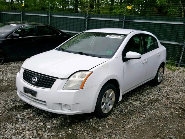 3N1AB61E08L610736 - 2008 NISSAN SENTRA 2.0 WHITE photo 2