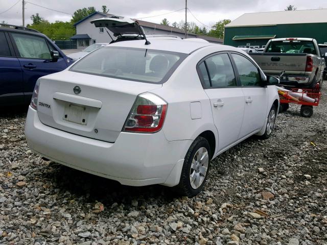 3N1AB61E08L610736 - 2008 NISSAN SENTRA 2.0 WHITE photo 4