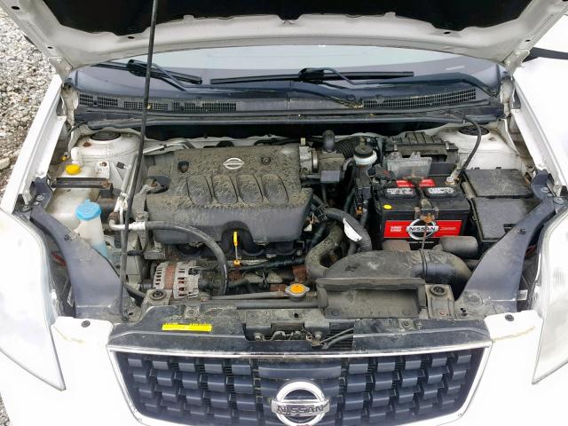 3N1AB61E08L610736 - 2008 NISSAN SENTRA 2.0 WHITE photo 7