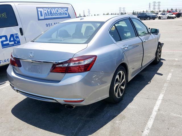 1HGCR2F8XHA236576 - 2017 HONDA ACCORD EXL SILVER photo 4