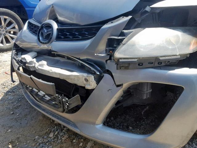 JM3ER2W57A0329488 - 2010 MAZDA CX-7 SILVER photo 9