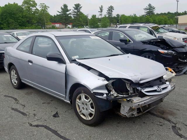 1HGEM22281L023256 - 2001 HONDA CIVIC DX SILVER photo 1