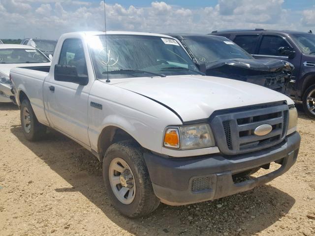 1FTYR10D27PA42558 - 2007 FORD RANGER WHITE photo 1