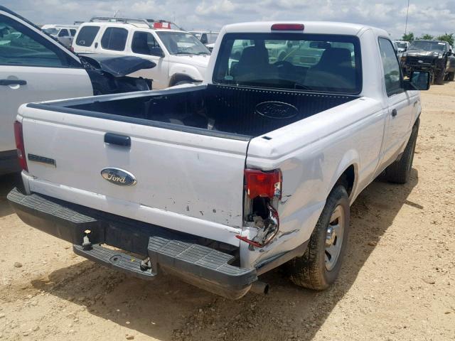 1FTYR10D27PA42558 - 2007 FORD RANGER WHITE photo 4