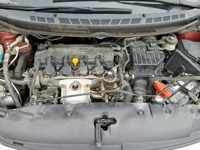 1HGFA16969L006756 - 2009 HONDA CIVIC EXL 勃艮第红 照片 7