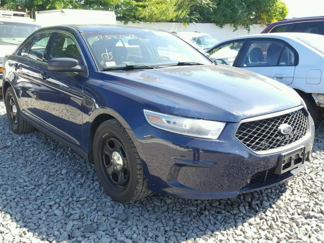 1FAHP2MK8EG157818 - 2014 FORD TAURUS POL BLUE photo 1