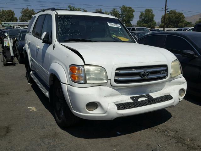 5TDZT38A51S037296 - 2001 TOYOTA SEQUOIA LI WHITE photo 1