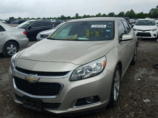 1G11F5SL2FF120999 - 2015 CHEVROLET MALIBU LTZ GOLD photo 2