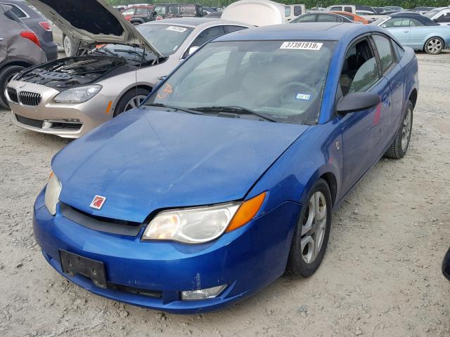 1G8AW12F83Z196869 - 2003 SATURN ION LEVEL BLUE photo 2