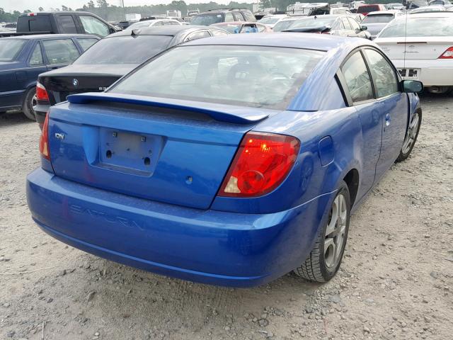 1G8AW12F83Z196869 - 2003 SATURN ION LEVEL BLUE photo 4