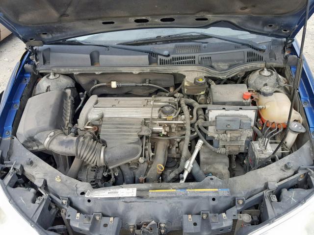 1G8AW12F83Z196869 - 2003 SATURN ION LEVEL BLUE photo 7