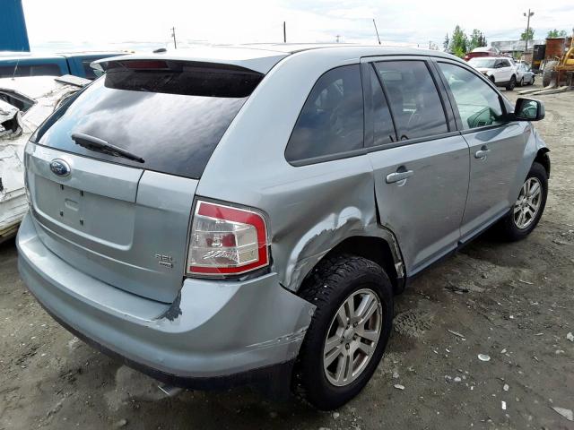 2FMDK48C87BB20800 - 2007 FORD EDGE SEL GRAY photo 4