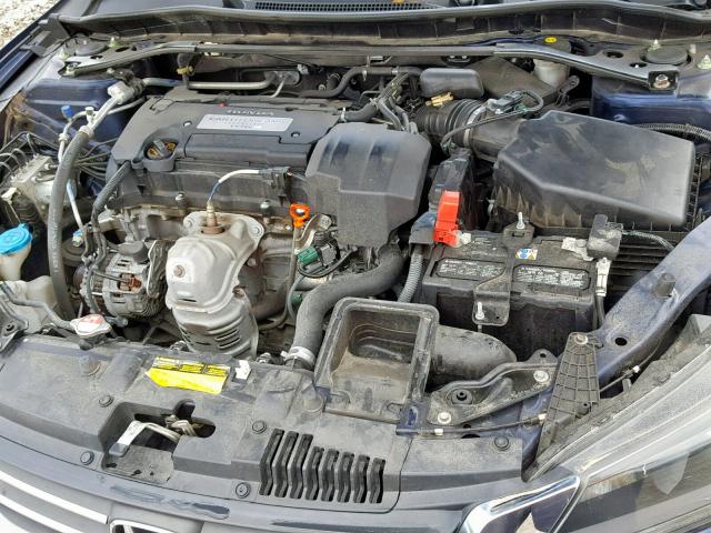 1HGCR2F82DA247579 - 2013 HONDA ACCORD EXL BLUE photo 7