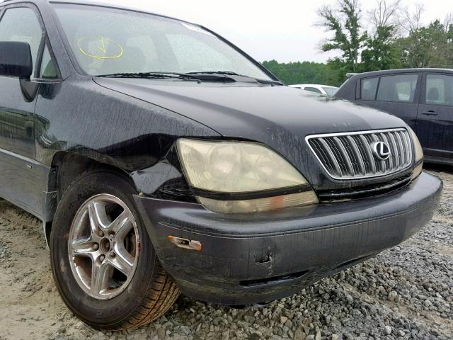 JTJGF10U330157447 - 2003 LEXUS RX 300 BLACK photo 9