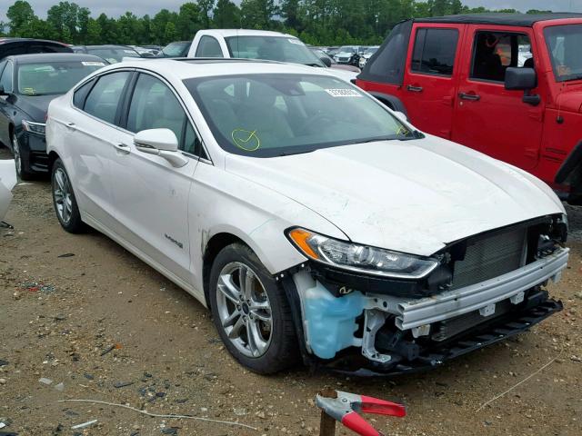 3FA6P0RU9GR266659 - 2016 FORD FUSION TIT WHITE photo 1