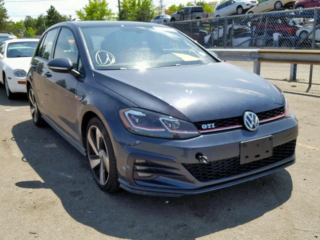 3VW447AU1JM289725 - 2018 VOLKSWAGEN GTI S/SE BLACK photo 1