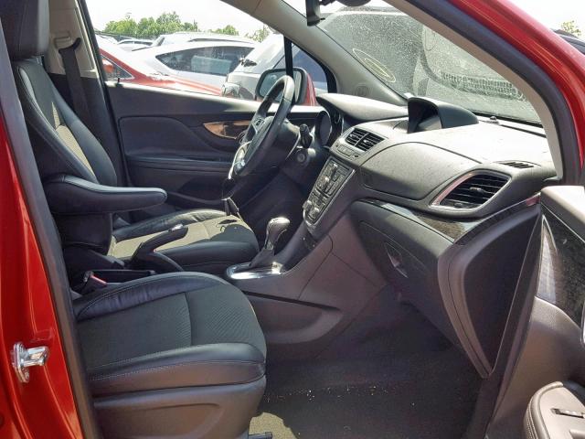 KL4CJASB6EB516903 - 2014 BUICK ENCORE MAROON photo 5