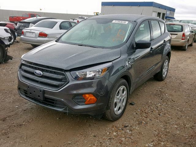 1FMCU0F78KUB58759 - 2019 FORD ESCAPE S GRAY photo 2