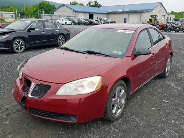 1G2ZH528454152755 - 2005 PONTIAC G6 GT MAROON photo 2