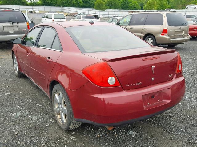 1G2ZH528454152755 - 2005 PONTIAC G6 GT MAROON photo 3