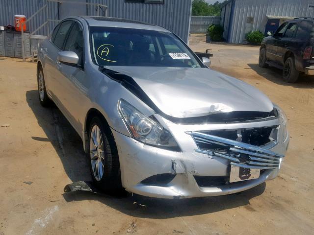 JN1CV6ARXBM351981 - 2011 INFINITI G37 SILVER photo 1