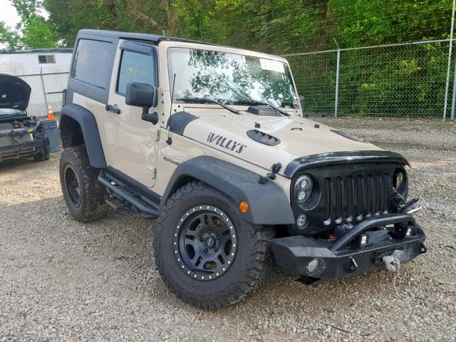 1C4AJWAG3GL307400 - 2016 JEEP WRANGLER S BEIGE photo 1