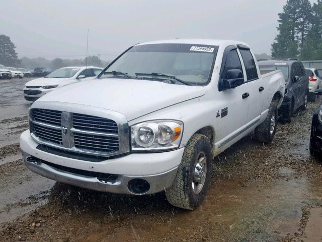 3D7KR28L49G538496 - 2009 DODGE RAM 2500 WHITE photo 2