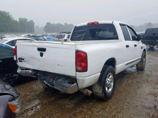 3D7KR28L49G538496 - 2009 DODGE RAM 2500 WHITE photo 4