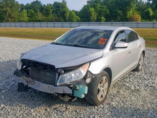 1G4GB5EG9AF148220 - 2010 BUICK LACROSSE C SILVER photo 2