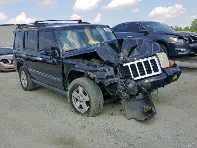 1J8HH48K48C184970 - 2008 JEEP COMMANDER BLACK photo 1