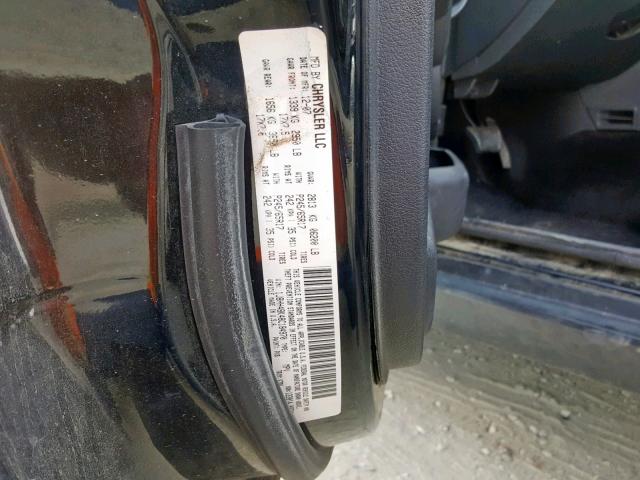 1J8HH48K48C184970 - 2008 JEEP COMMANDER BLACK photo 10