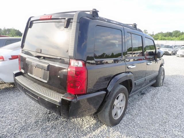 1J8HH48K48C184970 - 2008 JEEP COMMANDER BLACK photo 4
