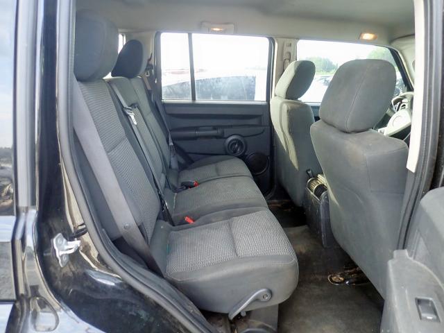 1J8HH48K48C184970 - 2008 JEEP COMMANDER BLACK photo 6