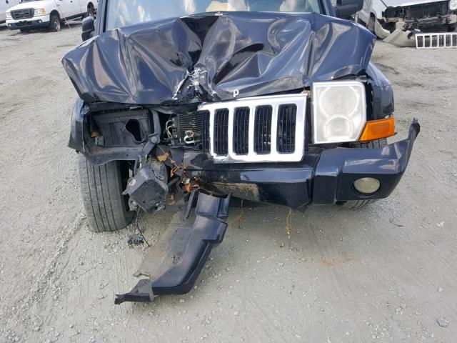 1J8HH48K48C184970 - 2008 JEEP COMMANDER BLACK photo 7