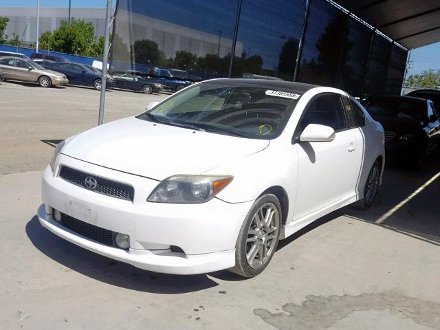 JTKDE177760131374 - 2006 TOYOTA SCION TC WHITE photo 2