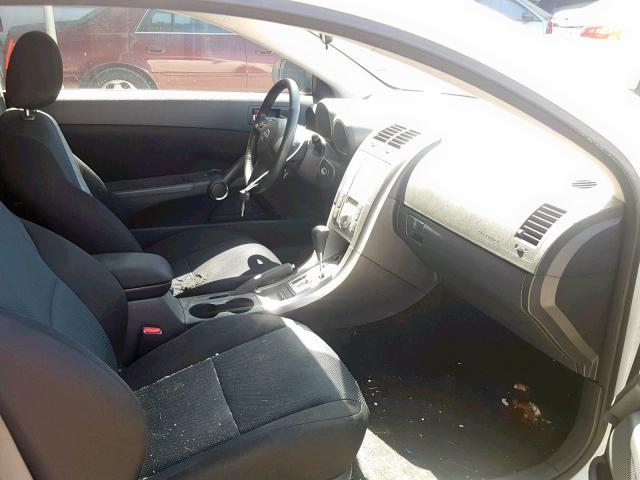 JTKDE177760131374 - 2006 TOYOTA SCION TC WHITE photo 5