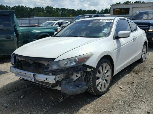 1HGCS228X9A008637 - 2009 HONDA ACCORD EXL WHITE photo 2