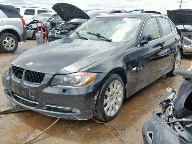 WBAVD53558A284193 - 2008 BMW 335 XI BLACK photo 2