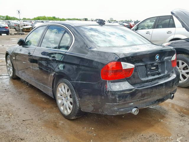 WBAVD53558A284193 - 2008 BMW 335 XI BLACK photo 3