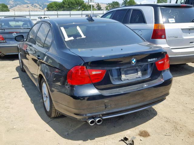 WBAPH5G5XANM70771 - 2010 BMW 328 I SULE BLACK photo 3