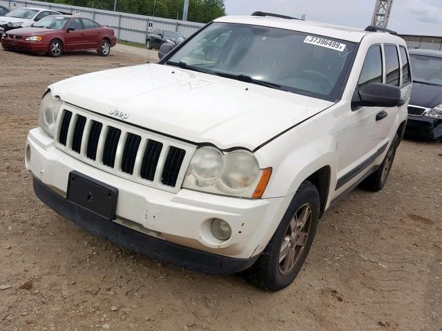 1J4GR48KX6C237176 - 2006 JEEP GRAND CHER WHITE photo 2