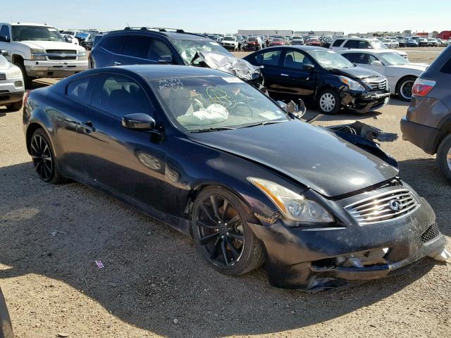 JNKCV64E88M120221 - 2008 INFINITI G37 BASE BLACK photo 1