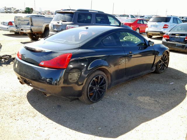 JNKCV64E88M120221 - 2008 INFINITI G37 BASE BLACK photo 4