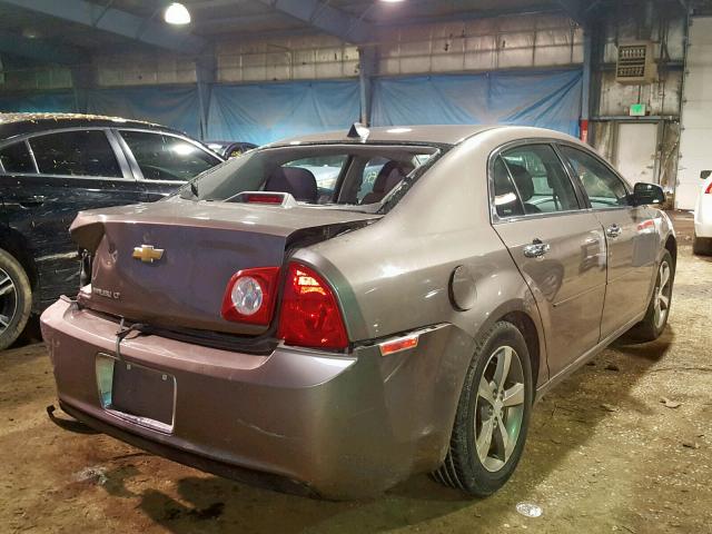 1G1ZC5EU3CF293085 - 2012 CHEVROLET MALIBU 1LT 棕色 照片 4