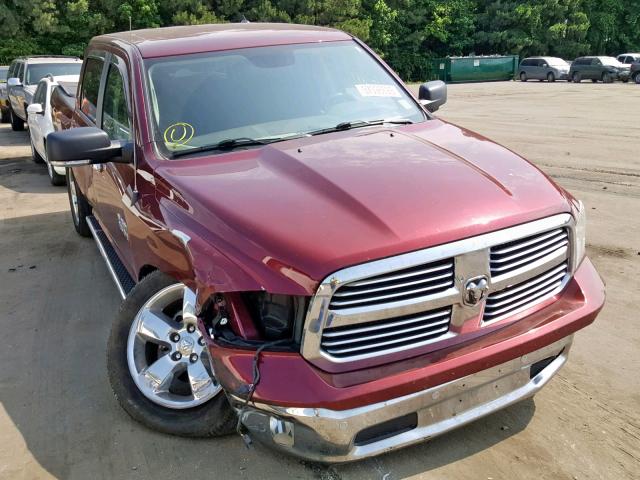 1C6RR6LG5HS513065 - 2017 RAM 1500 SLT RED photo 1