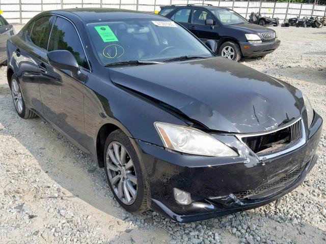 JTHCK262685024747 - 2008 LEXUS IS 250 BLACK photo 1