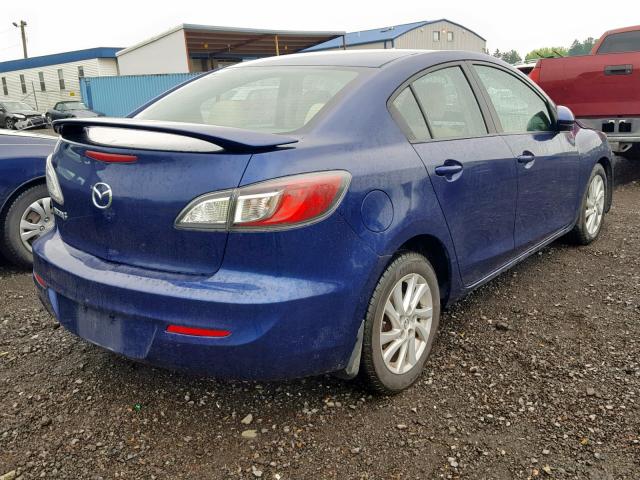 JM1BL1VG4C1504092 - 2012 MAZDA 3 I BLUE photo 4