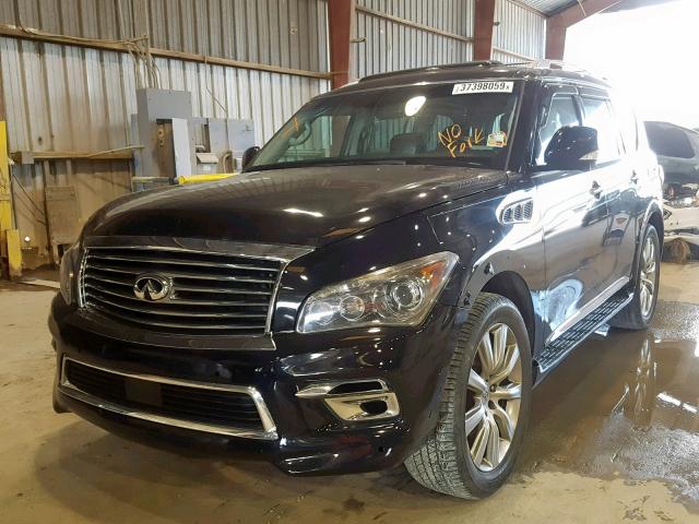 JN8AZ2NF4C9516983 - 2012 INFINITI QX56 BLACK photo 2