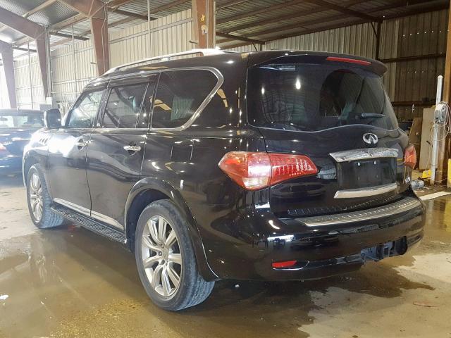 JN8AZ2NF4C9516983 - 2012 INFINITI QX56 BLACK photo 3